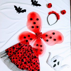 Inhabit your inner LADYBUG persona with these Dress-up Wings from Just Pretendin